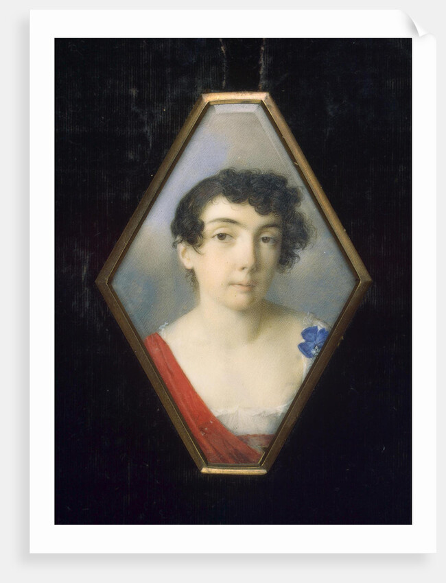 Portrait of Anna Mikhailovna Khitrovo, née Golenishcheva-Kutuzova, ca 1802 by Anonymous