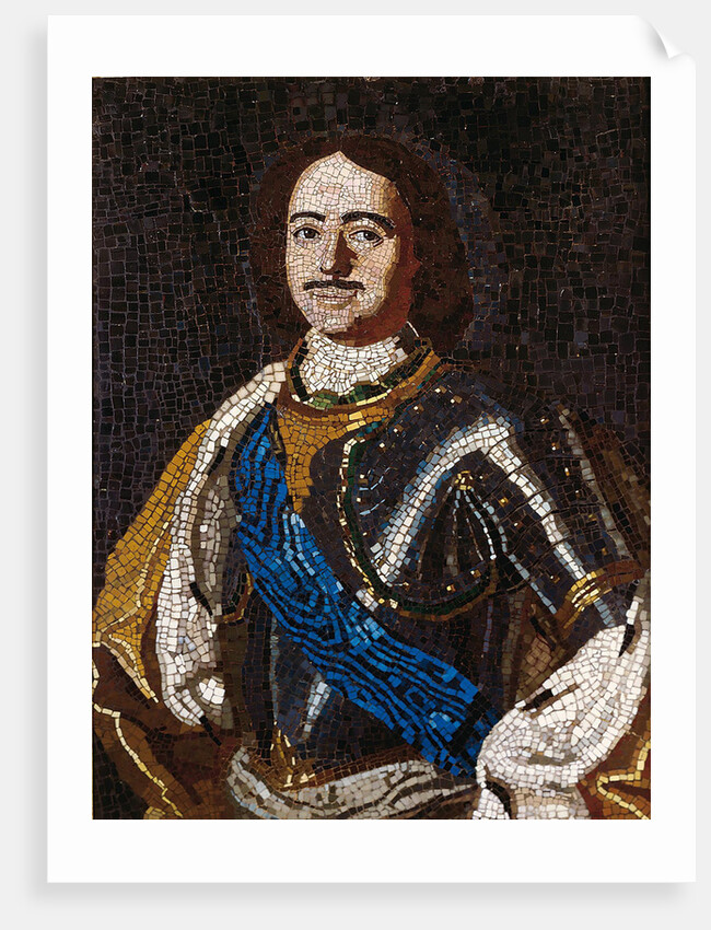 Portrait of Emperor Peter I the Great, 1754 by Mikhail Vasilyevich Lomonosov