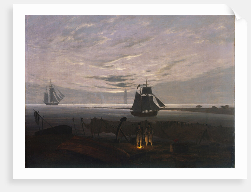 Evening on the Baltic Sea, 1831 by Caspar David Friedrich
