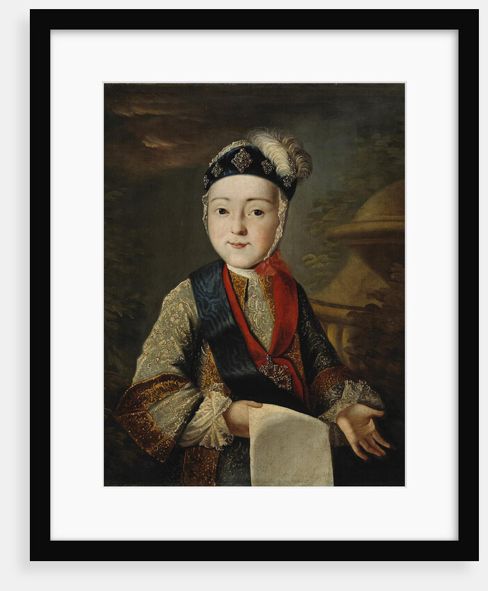 Portrait of Grand Duke Peter III. as Child, 18th century by Anonymous