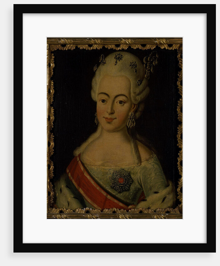 Portrait of Grand Duchess Natalia Alexeyevna of Russia, Princess Wilhelmina Louisa of He by Anonymous