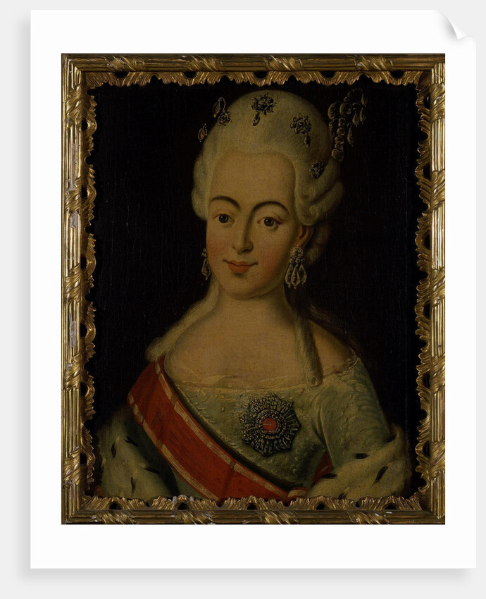 Portrait of Grand Duchess Natalia Alexeyevna of Russia, Princess Wilhelmina Louisa of He by Anonymous