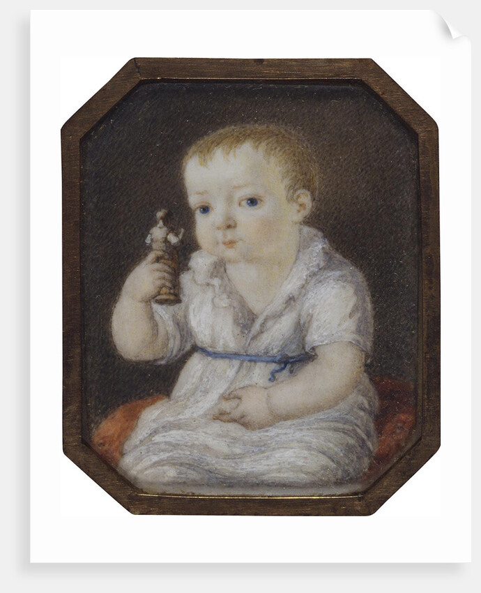 Portrait of Sergey Ivanovich Volkov as child, ca 1808 by Anonymous