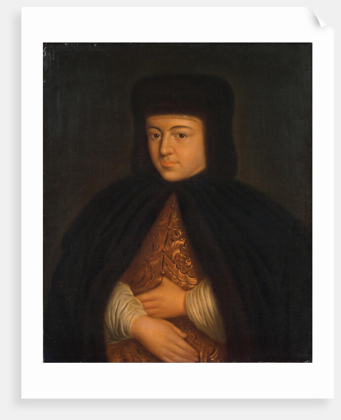 Portrait of the Tsarina Natalia Naryshkina, wife of tsar Alexis I of Russia, First third by Anonymous