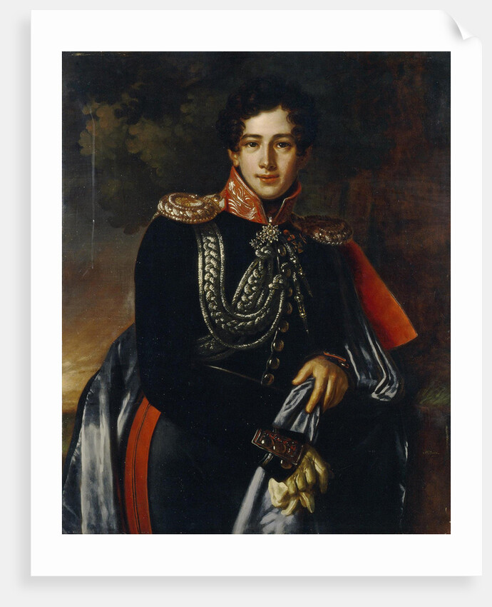 Portrait of Count Nikolay Alexandrovich Samoylov, ca 1825 by Benois Charles Mitoire