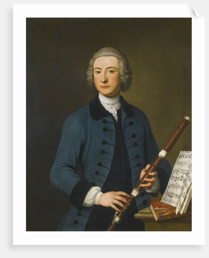 Portrait of Lewis Christian Austin Granom, 1743 by Thomas Gibson