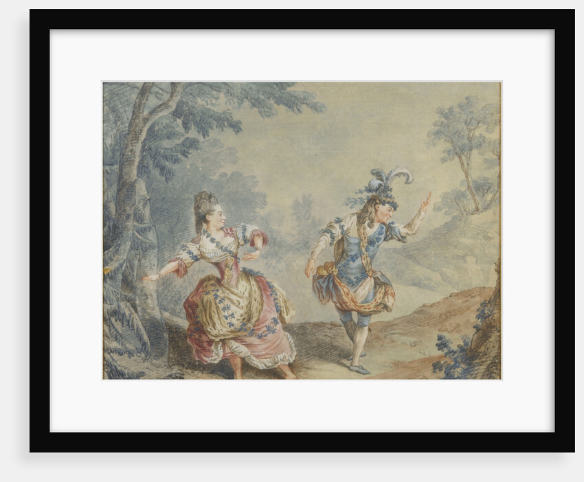 Marie Allard and Jean Dauberval in the opéra-ballet Silvie by Louis Carmontelle