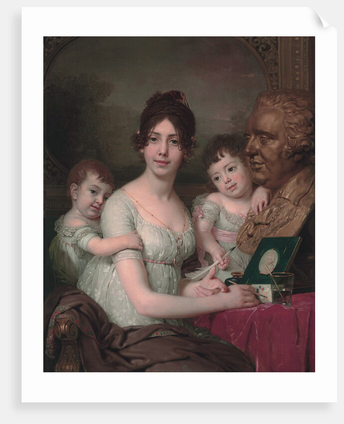 Portrait of Countess Liubov Ilyinichna Kusheleva, née Bezborodko with children, 1803 by Vladimir Lukich Borovikovsky