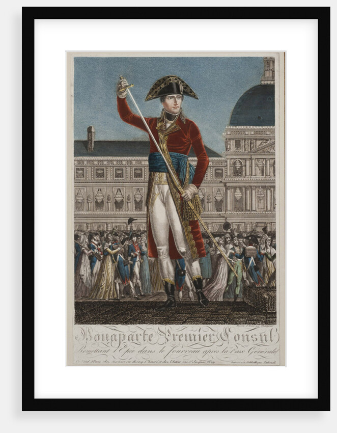Napoleon Bonaparte as First Consul by Alexis Chataignier