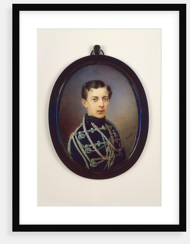 Portrait of Tsarevich Nicholas Alexandrovich of Russia (1843?1865), c. 1861 by Alois Gustav Rockstuhl