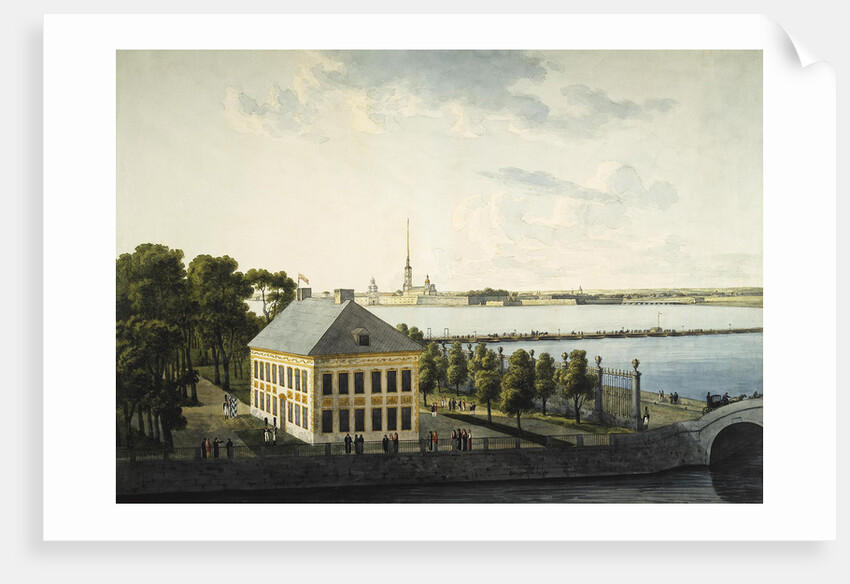 View of the Summer Palace of Peter I, 1809 by Andrei Yefimovich Martynov
