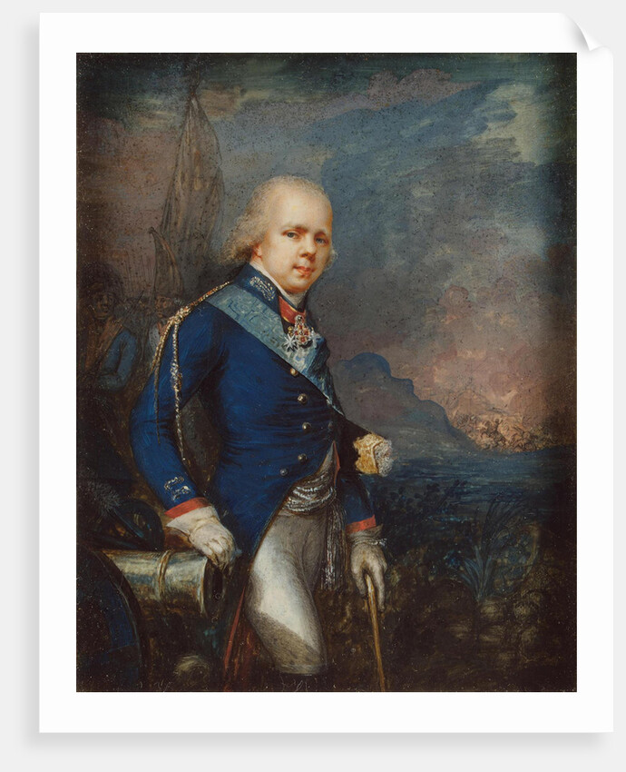 Portrait of Grand Duke Constantine Pavlovich of Russia before the Battle of Novi, 1799 by Anonymous