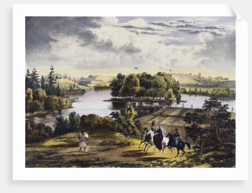 View of Izhora, 1833 by Adam Tirpeune