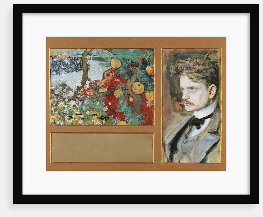 En Saga (Jean Sibelius and Fantasy Landscape), 1894 by Akseli Gallen-Kallela