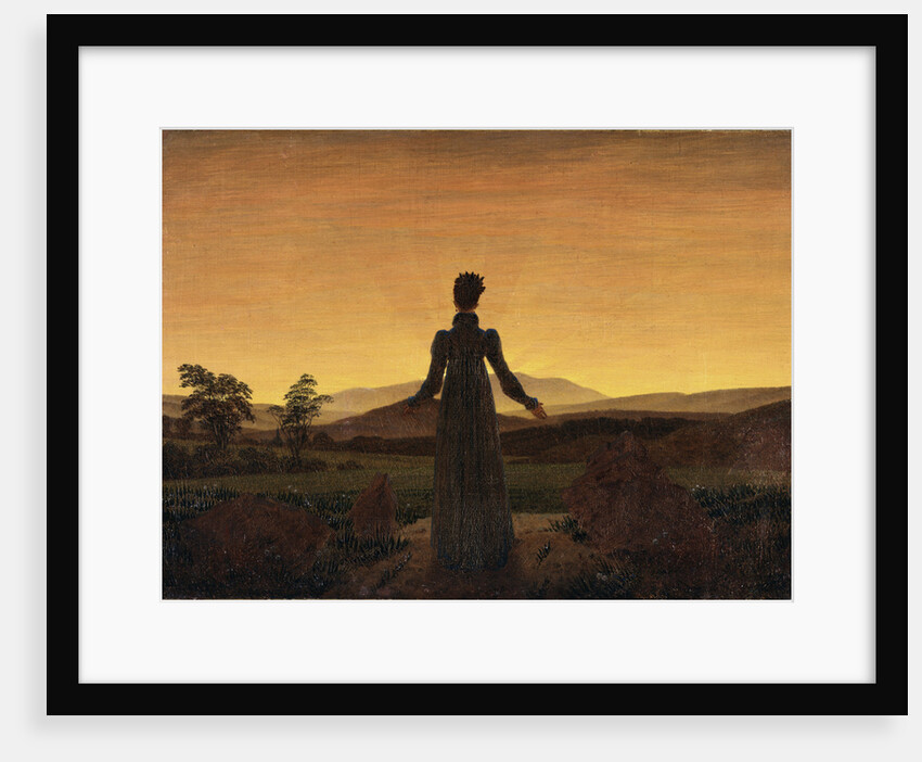 Woman before the Rising Sun, ca 1818 by Caspar David Friedrich