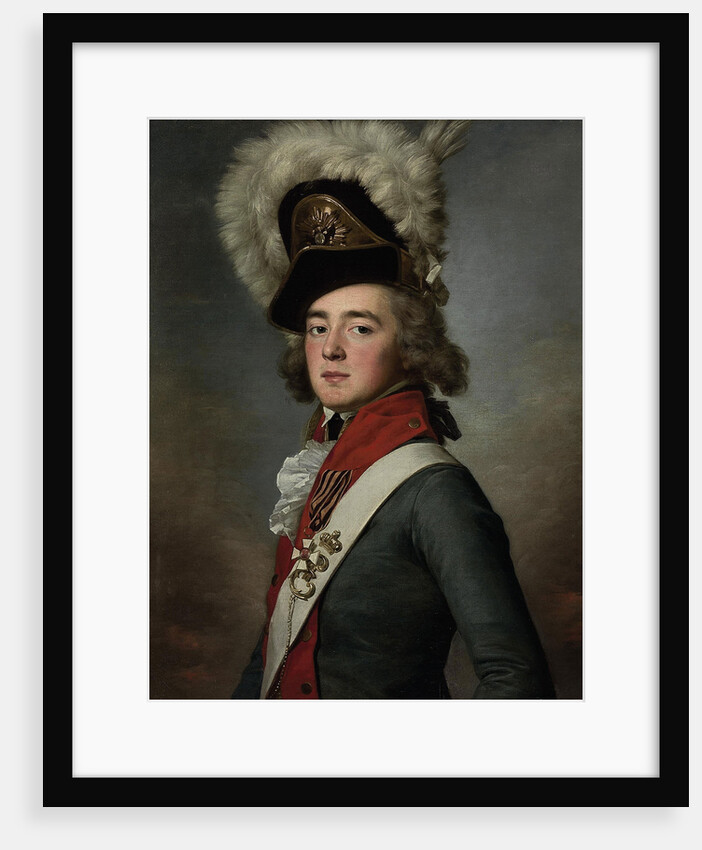 Portrait of Count Valerian Aleksandrovich Zubov, 1791-1792 by Jean Louis Voille