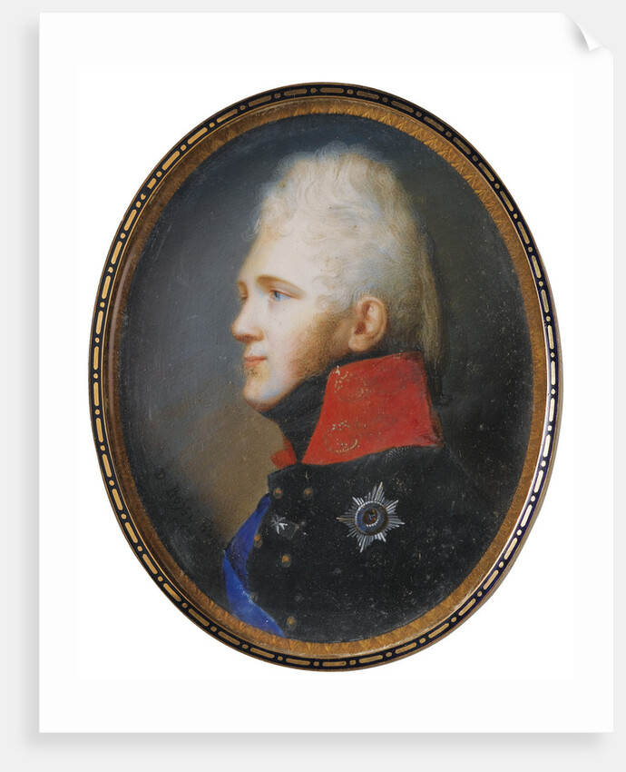 Portrait of Emperor Alexander I, 1805 by Johann Dominik Bossi