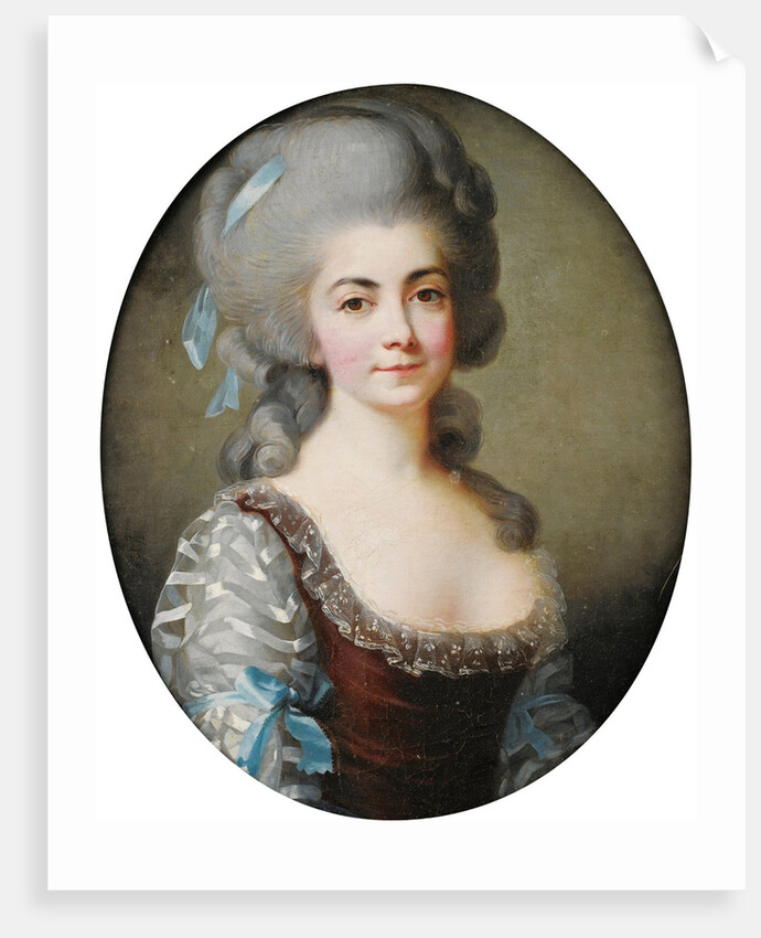 Portrait of the opera singer Antoinette Saint-Huberty, c. 1780 by Marie Louise Elisabeth Vigée-Lebrun