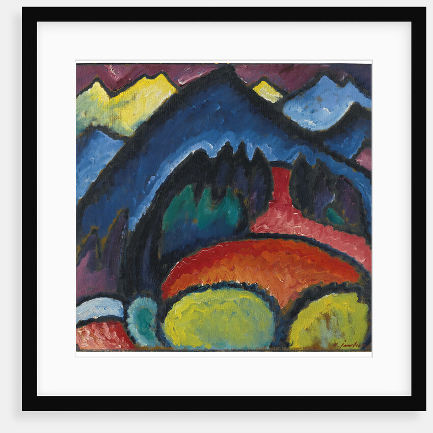 Oberstdorf Mountains, 1912 by Alexei von Javlensky