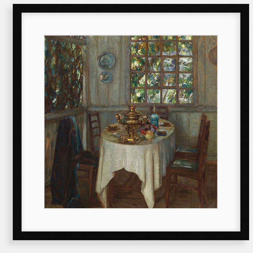 Interior with samovar, 1914 by Stanislav Yulianovich Zhukovsky