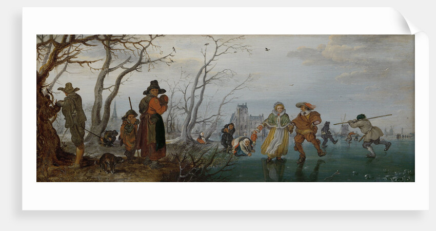 Winter (Amusement on the Ice), 1625 by Adriaen Pietersz. van de Venne