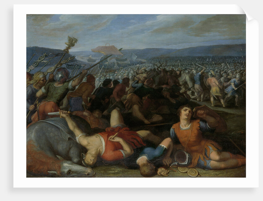 The Batavians Defeating the Romans on the Rhine, 1613 by Otto van Veen