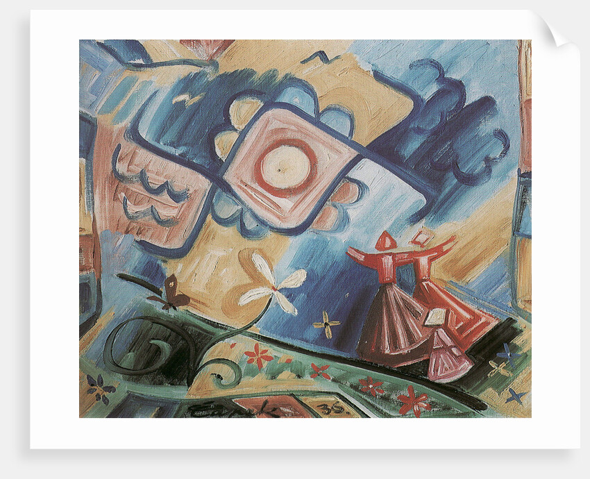 Singing Girls (Folklore Ornament), 1936 by Josef Capek