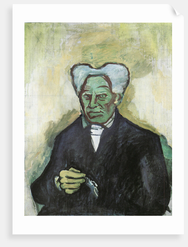 Portrait of Arthur Schopenhauer, 1908 by Bohumil Kubista