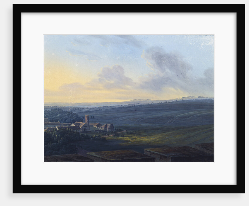 View of Tsarskoye Selo from the White Tower, after 1826 by Vasily Andreyevich Zhukovsky