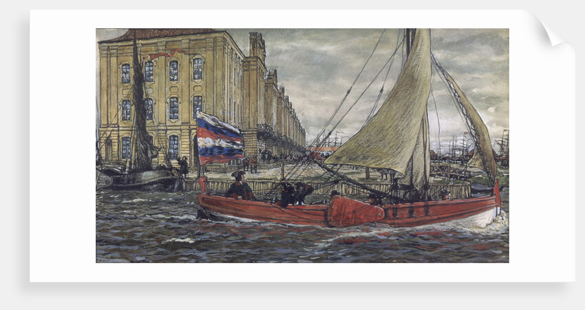 The Botik of Peter the Great, 1906 by Evgeny Evgenyevich Lanceray