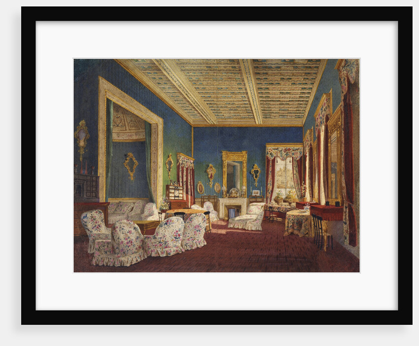 Interior in the Talyzins Manor House Denezhnikovo by Anonymous