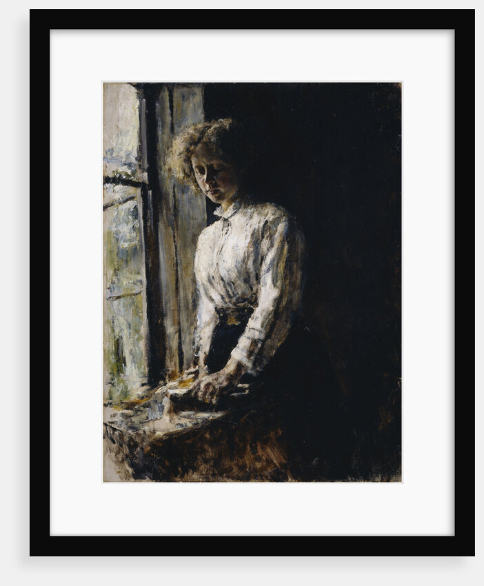 At the window. Portrait of Olga Fyodorovna Trubnikova, 1886 by Valentin Alexandrovich Serov
