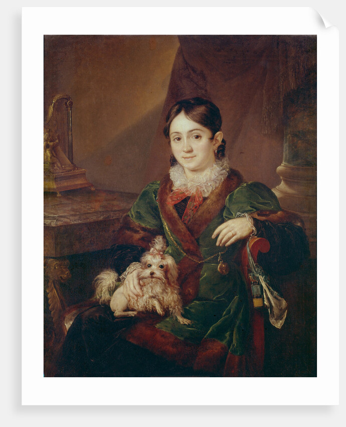 Portrait of Countess Natalia Andreevna Obolenskaya, 1833 by Vasili Andreyevich Tropinin