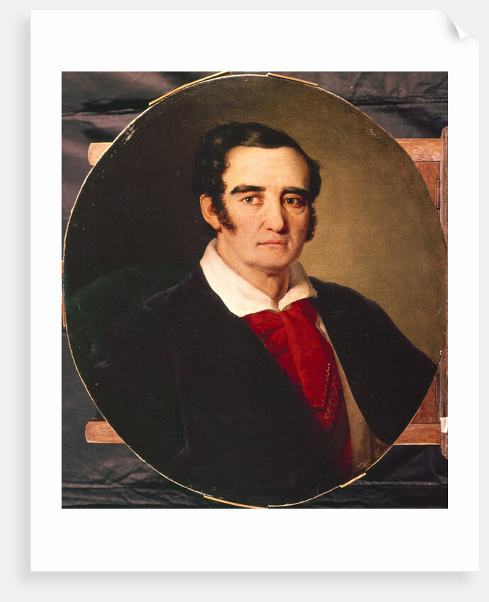 Portrait of the painterr Giuseppe Angiolo Artari, 1830s by Vasili Andreyevich Tropinin
