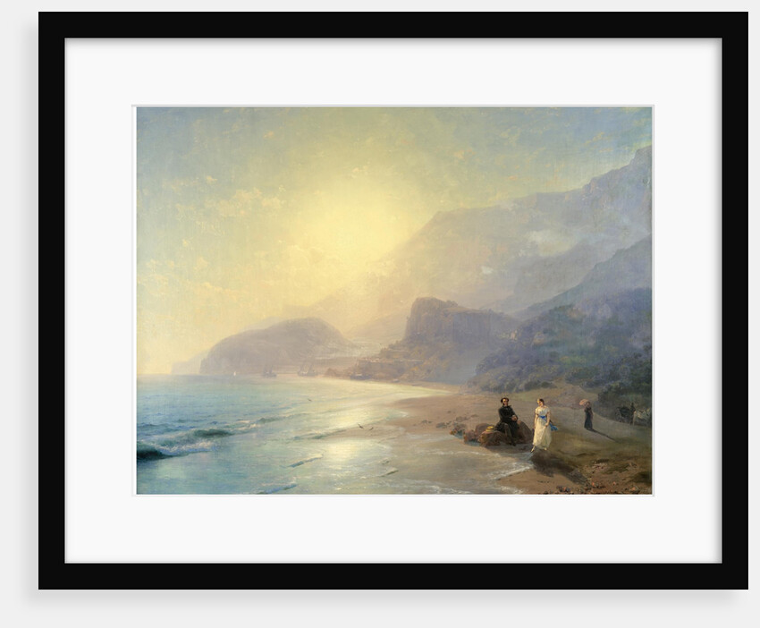 Alexander Pushkin und Princess Maria Raevskaya near Gurzuf, 1886 by Ivan Konstantinovich Aivazovsky