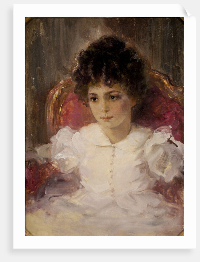 Portrait of Tatyana Sergeevna Khokhlova, née Botkina as Child by Valentin Alexandrovich Serov