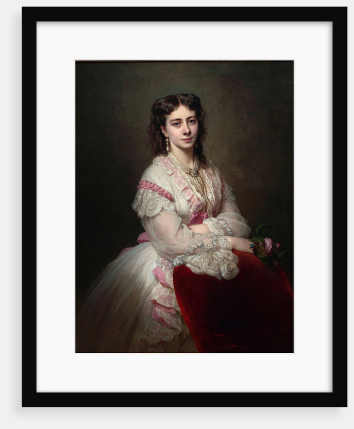 Portrait of Countess Maria Branicka, geb. Princess Sapieha, 1865 by Franz Xavier Winterhalter