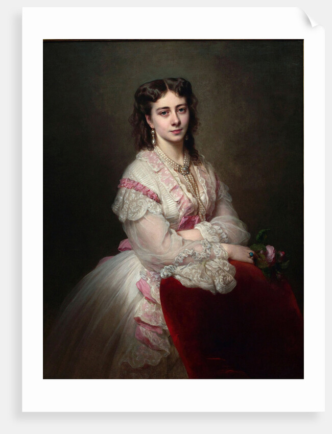 Portrait of Countess Maria Branicka, geb. Princess Sapieha, 1865 by Franz Xavier Winterhalter