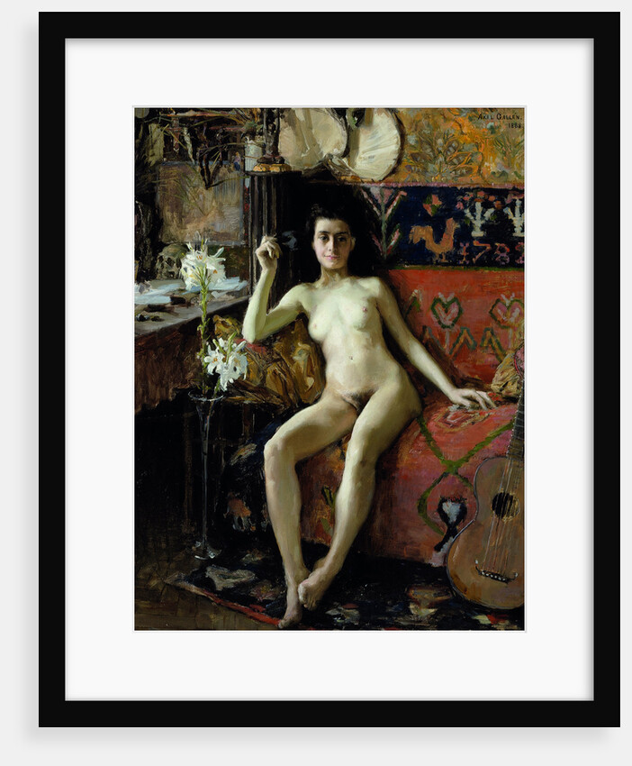 Démasquée, 1888 by Akseli Gallen-Kallela