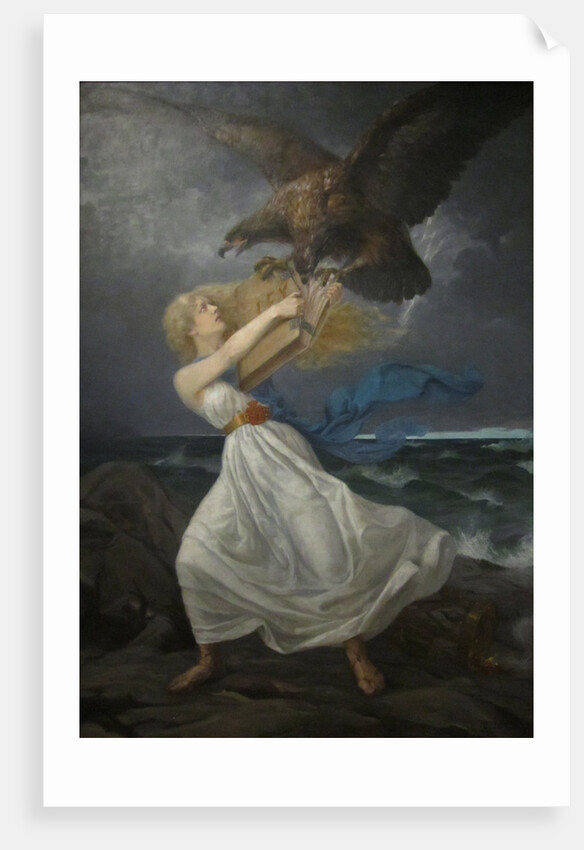 The Attack, 1899 by Edvard Isto