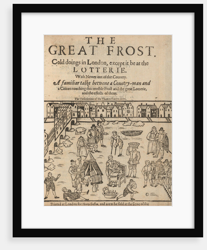 The great frost in London, 1608 by Anonymous