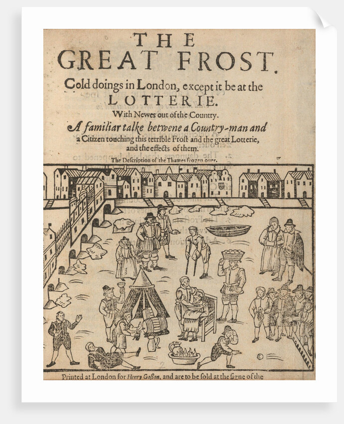 The great frost in London, 1608 by Anonymous