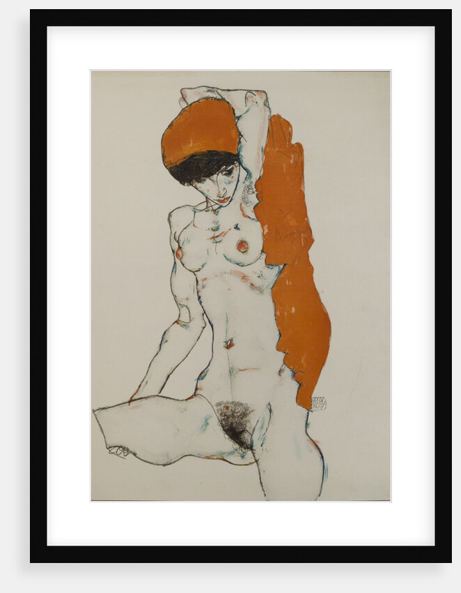 Nude, 1914 by Egon Schiele