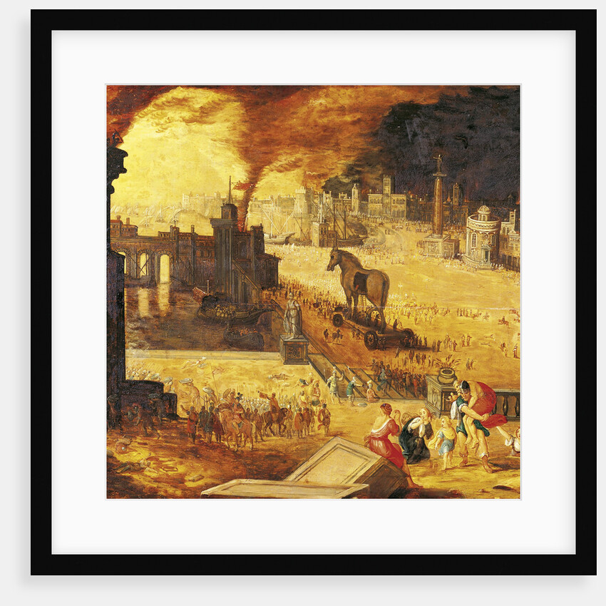 The Siege of Troy, 17th century by Anonymous