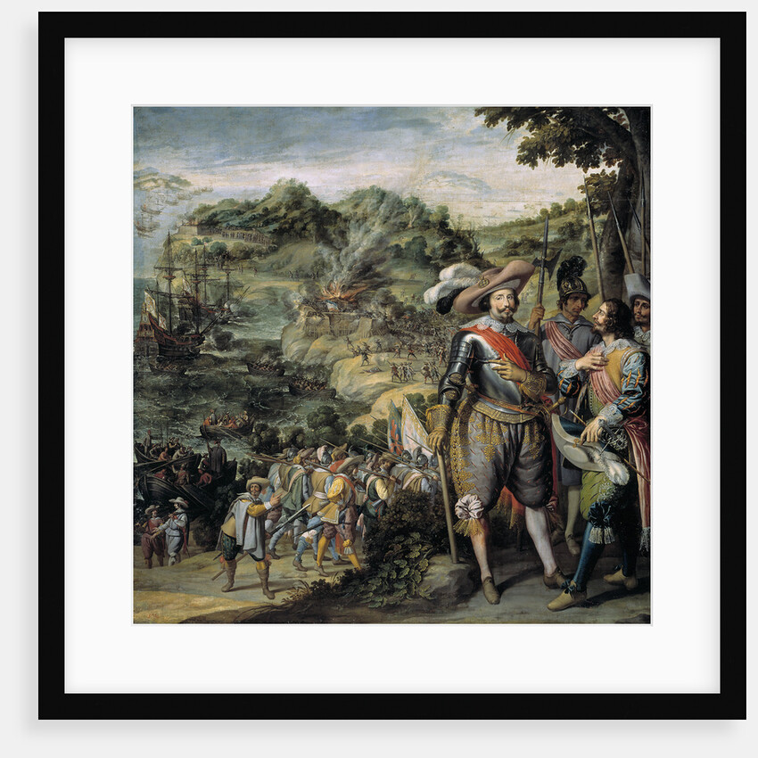 The capture of Saint Kitts by Don Faderique de Toledo, 1634 by Félix Castello
