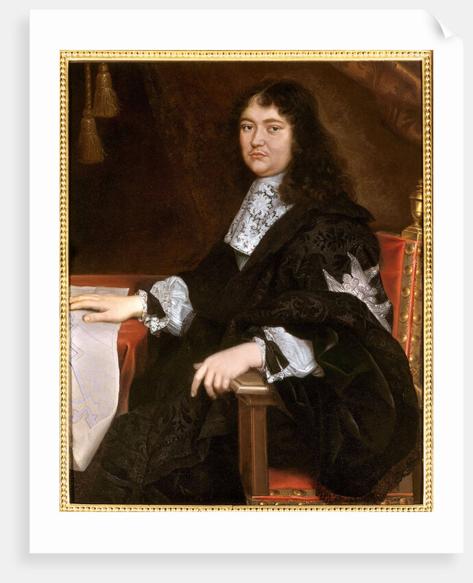 Portrait of François Michel Le Tellier, Marquis de Louvois, Second Half of the 17th cent by Pierre Mignard