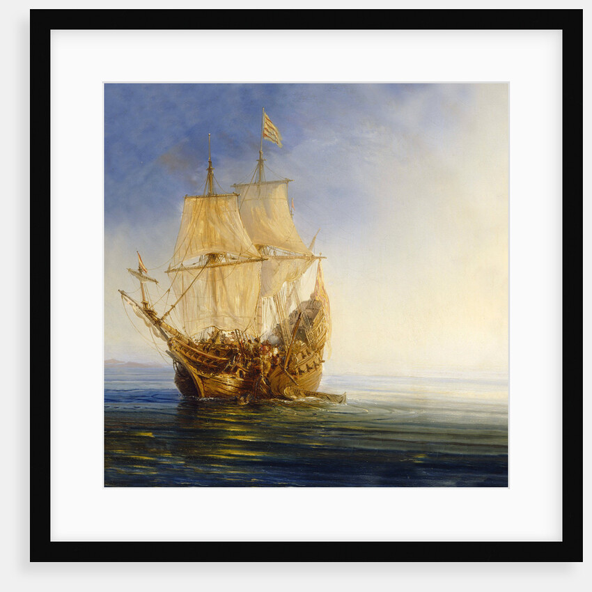Capture a galleon by Jean Antoine Théodore Gudin