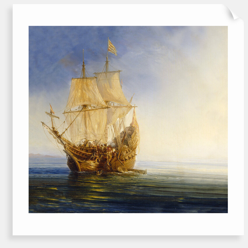 Capture a galleon by Jean Antoine Théodore Gudin