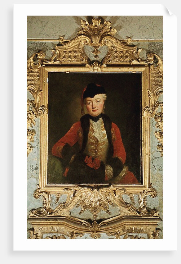 Portrait of Wilhelmine Dorothee von der Marwitz, c.1739 by Antoine Pesne