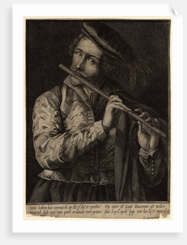 The Flute Player by Lucas Vorsterman the Elder